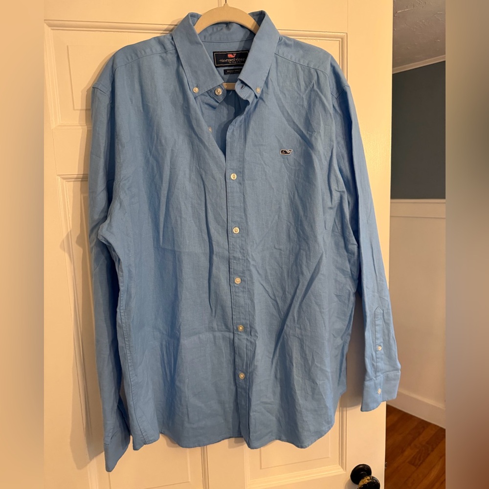 Vineyard Vines Linen Button-Down Shirt